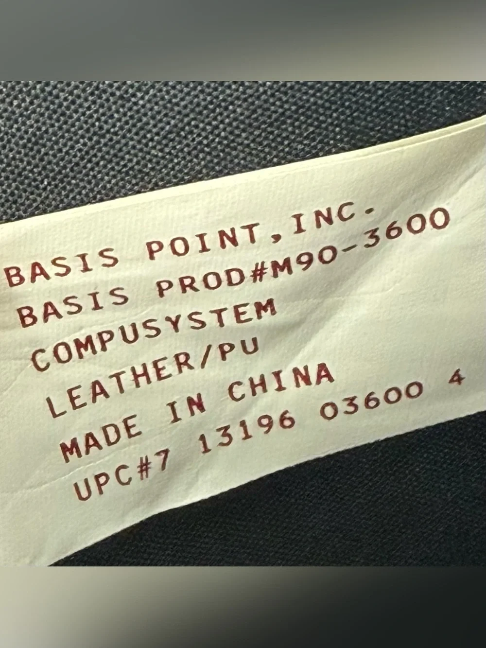 Vintage Basis Point Compusystem Black Leather Travel Briefcase Bag Messenger Bag